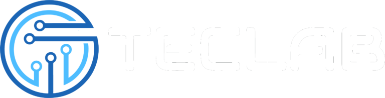 Logo Teclab Blanc